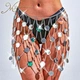silver body chain
